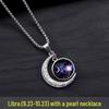 Twelve Constellations Pendant Necklace - Unisex Trendy Retro Earthy Cool Hip Hop Fashion Gift