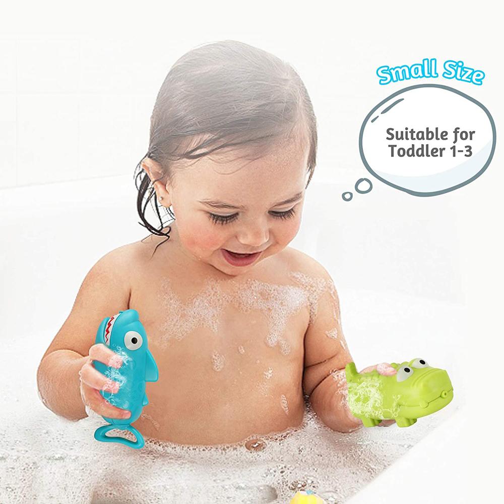 Sharks Air Pressure Beach Toys Crocodile Water Guns Bath Toys Bathroom Play Toys Water Squirt Toys