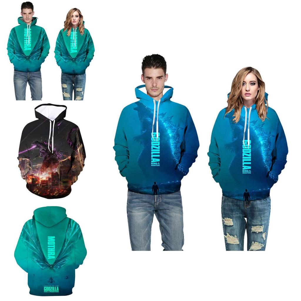 Luxurious New Godzilla King Of The Monsters 3d Print Hoodie For Men And Women