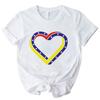 Cotton Shirt with Venezuelan Flag Printed on It Traditional South American Shirt 2026 Summer Fashion Women Cotton Loose Tshirt