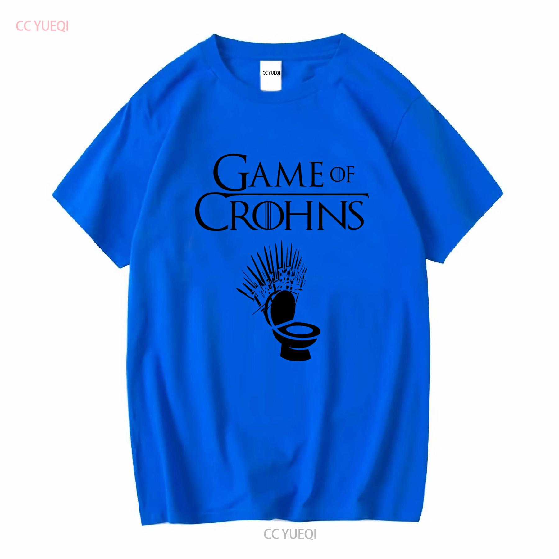 

Game of Crohns T Shirt long or short sleeves vintage Washed Comfortable Stylish Casual Versatile Slightly Breathable fashion XL