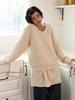 Babyblueneedles Crochet Layered Knit Skirt IVORY