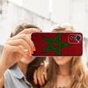 Ny Square Clear, myk telefonveske til Xiaomi Redmi Note 12 11 9S 9 8 10 Pro+ 7 8T 9C 9A 8A K40 spilldeksel Marokko flaggfotball