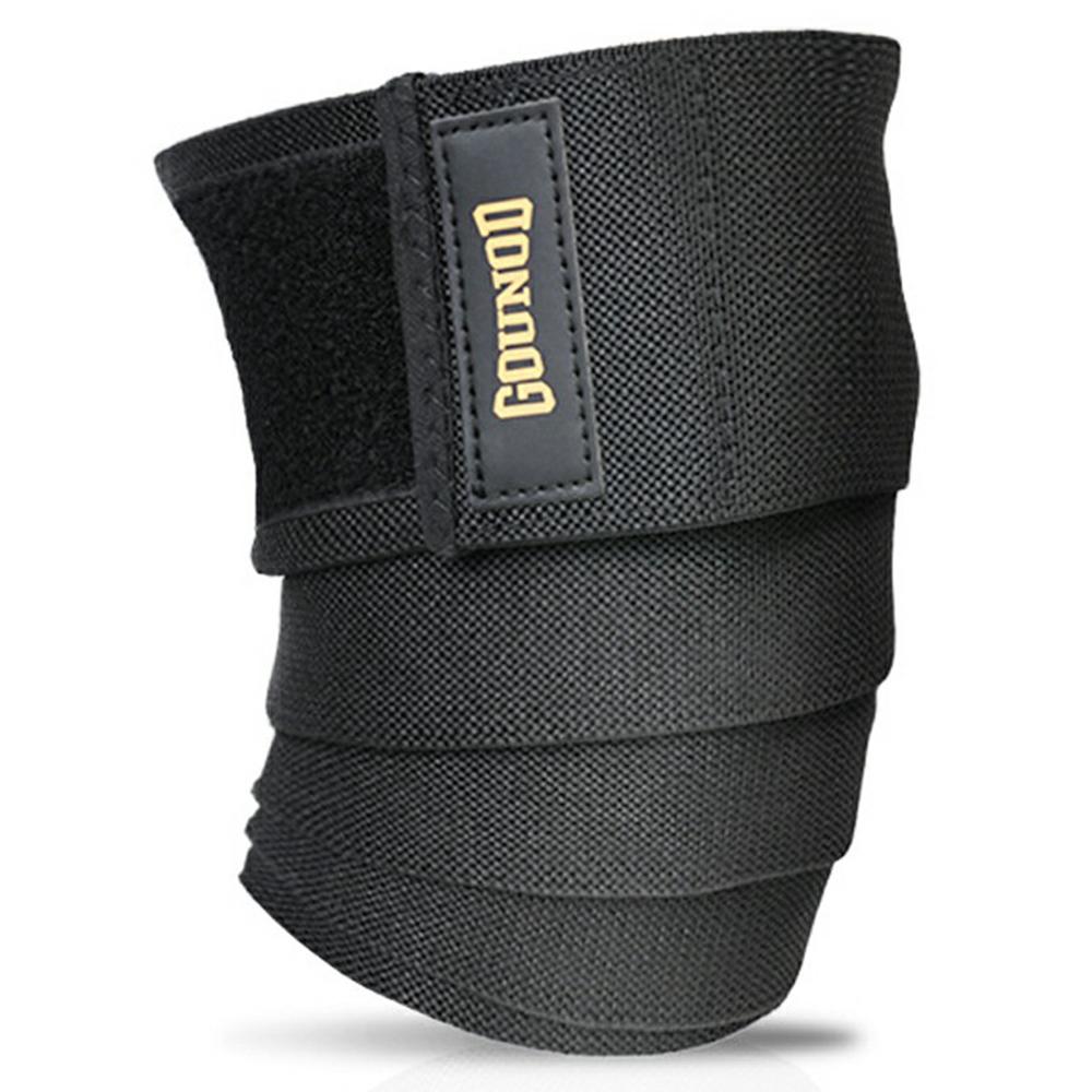 

GOUNOD HJ062 1Pc Knee Support Compression Wrap Fitness Weightlifting Powerlifting Squat Knee Brace E