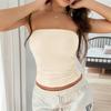Y2K Strapless Top Women's Vest Women's Clothing 2025 Autumn and Winter
