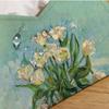 Oil Painting Tissue Case Leather Car Tissue Box Creative Napkin Holder  Home