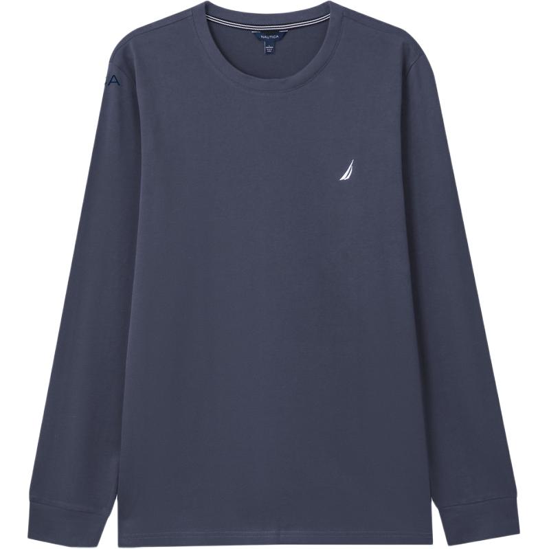 NAUTICA T-Shirts Men's Crew Neck Moderate Straight Fit TE5301