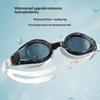 Beschlagfreie UV-Schutz-Schwimmbrille mit Silikon-Badekappe Set für Erwachsene Wassersport