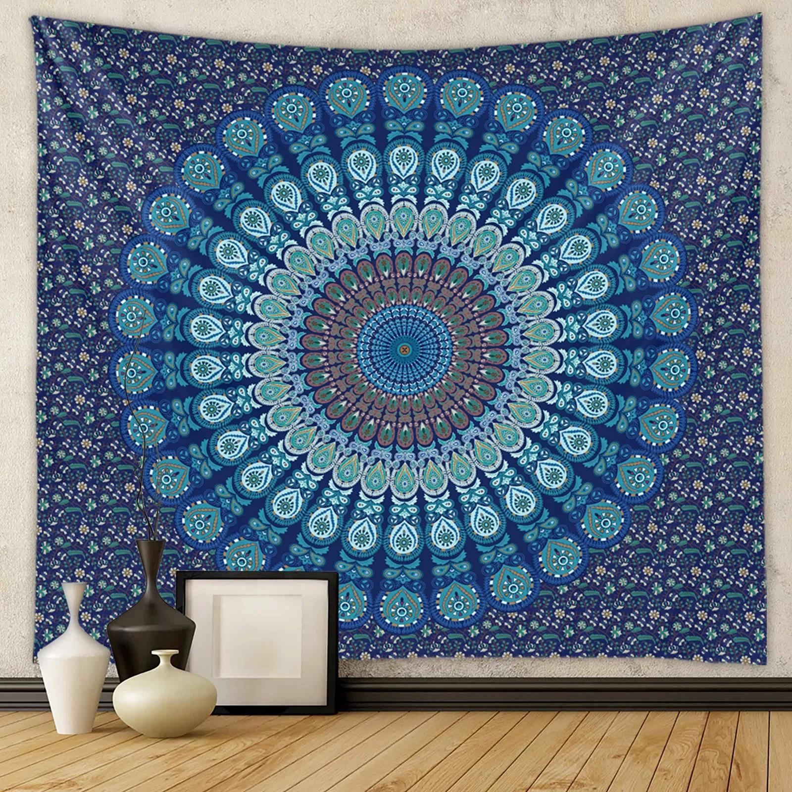

Mandala Hanging Cloth Background Wall Hanging Cloth Background Cloth Ins Style Hanging Home Mandala Tapestry 73X95CM