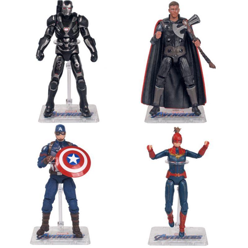 Avengers 4 Captain America Bewegliche PVC Actionfigur mit Ständerbox für Sammler
