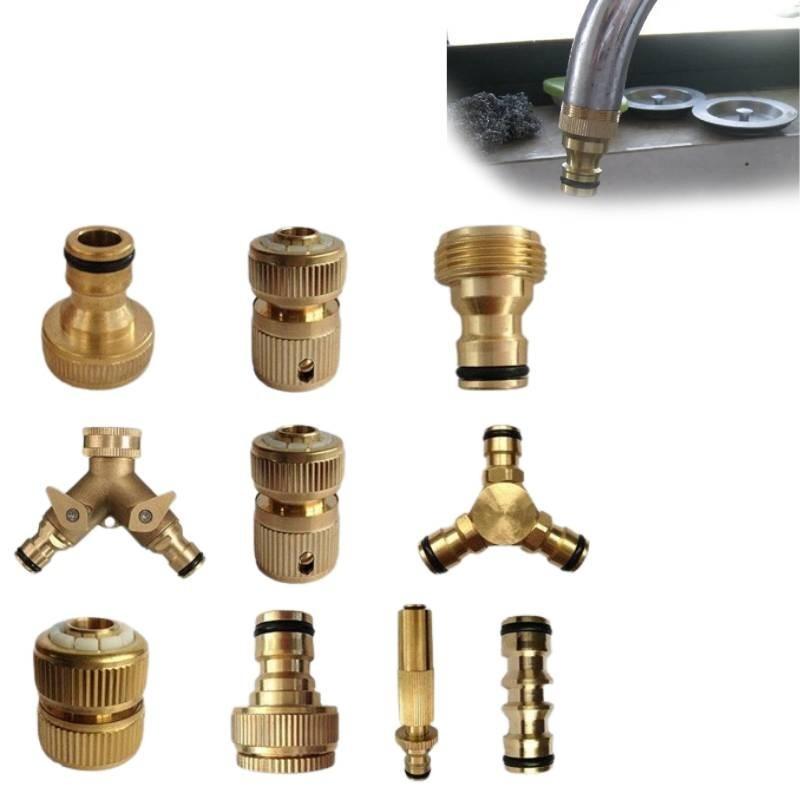 Premium Brass Water Flow Connector For Agricultural Use And Garden Hose Nozzles