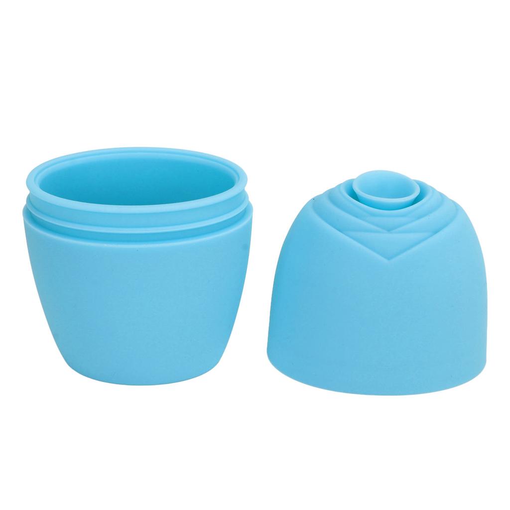 Ice Face Roller Silicone Facial Beauty Ice Mold Face Massager Cube for Neck and Eye Blue