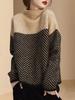2024 Women's Korean High Neck Slimming Sweater - Thickened, Warm, Autumn/Winter Top