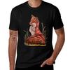 Red Fox Art Animal Drawing Tshirt Casual Daily Outfit Tshirt
