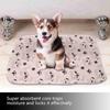 Polyester Fabric Washable Dog Urine Pad Leak Resistant Leak Proof Pet Mat  House Training