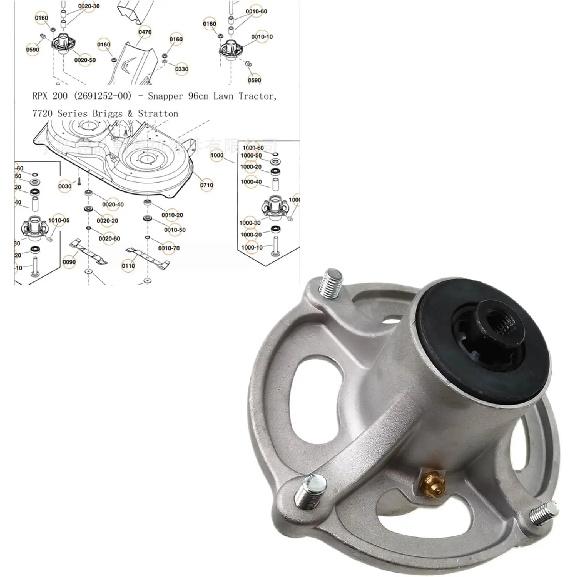 Spindle Assembly Compatible with Snapper Mower 1735326YP 1735326 485866 1735573YP 14226 1735323YP 330240B
