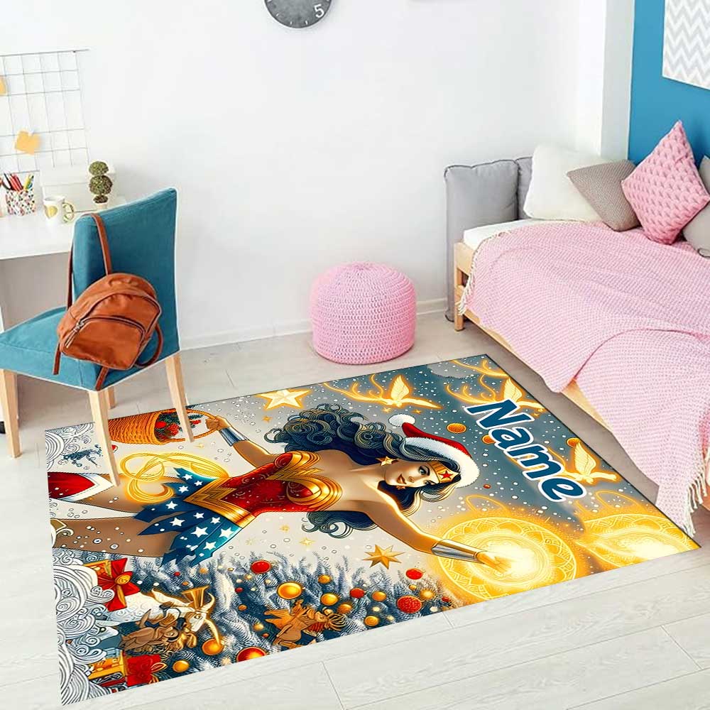 Warner Bros. Films (15) Customize your name rug, office chair cushion, home bedroom living room gift.