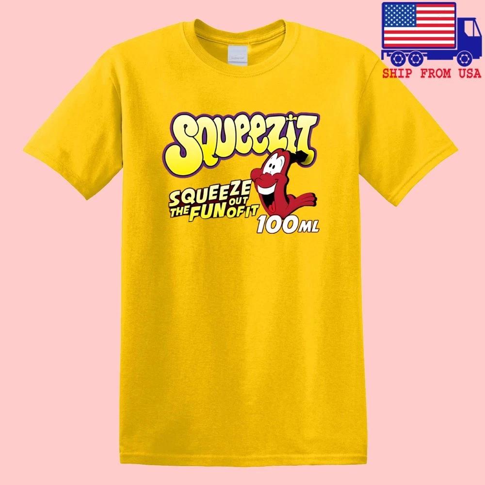 Squeezit Drink 90 s Squeeze It Men s Yellow Size S-5XL XL