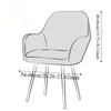 Elastic Solid Color Seat Protection Plaid Wear for Chairs Curved Chair Cover  Friends Party