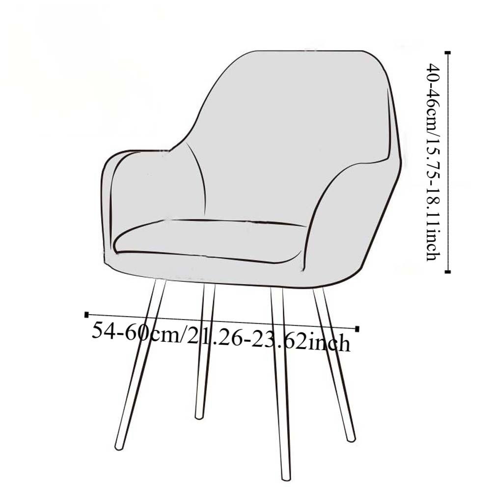 Elastic Solid Color Seat Protection Plaid Wear for Chairs Curved Chair Cover  Friends Party