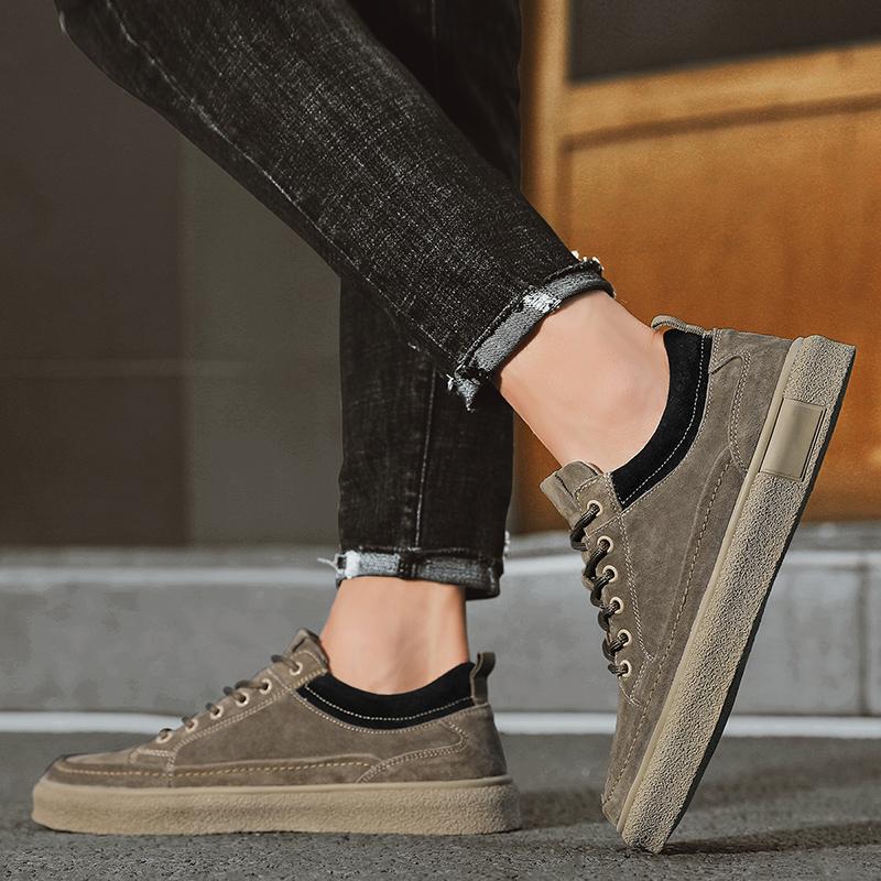 Fashion Mens Casual Shoes New Luxury Designers Breathable Work Safety Shoes Trendy Versatile Non-slip Sports Comfortable Driving Shoes