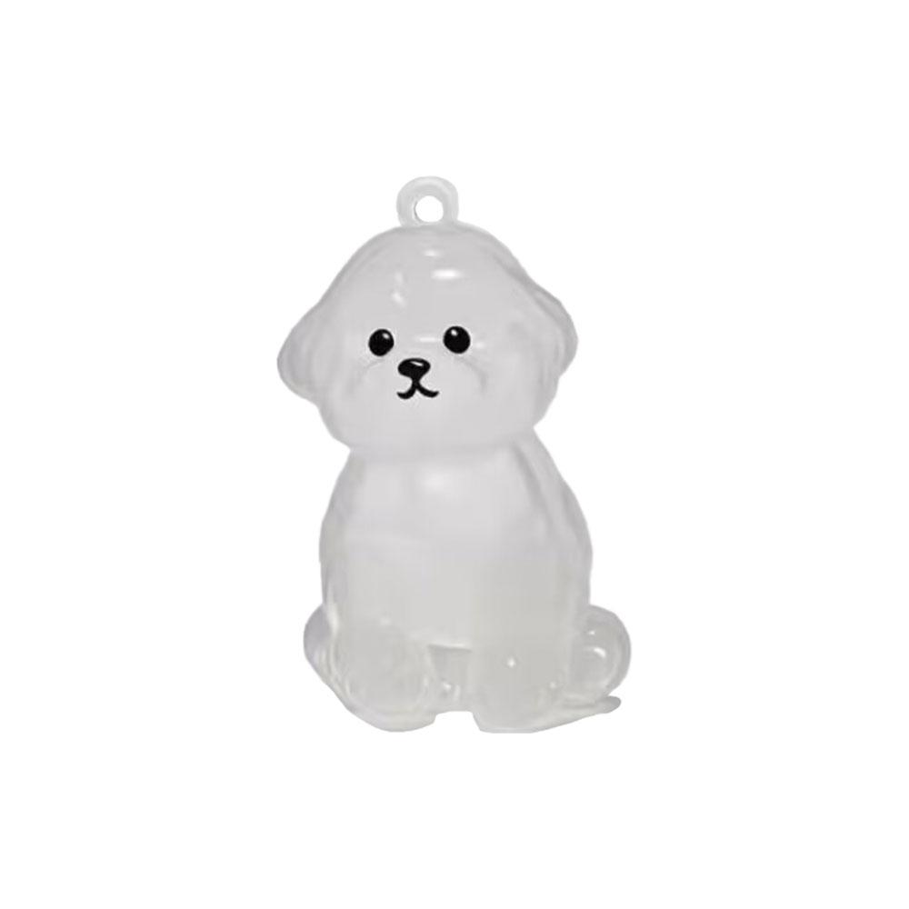 Clear Puppy Hair Memorial Keepsake Capsule Pet's Dog Fur Container DIY Pendant Keychain Decor Pet Lovers Home Display Gifts