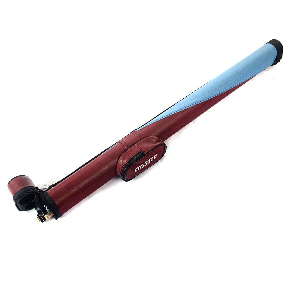 CUESOUL 58 inch 19oz Joint Maple Pool Cue Stick Case CSBK005 13MM 1/2 +