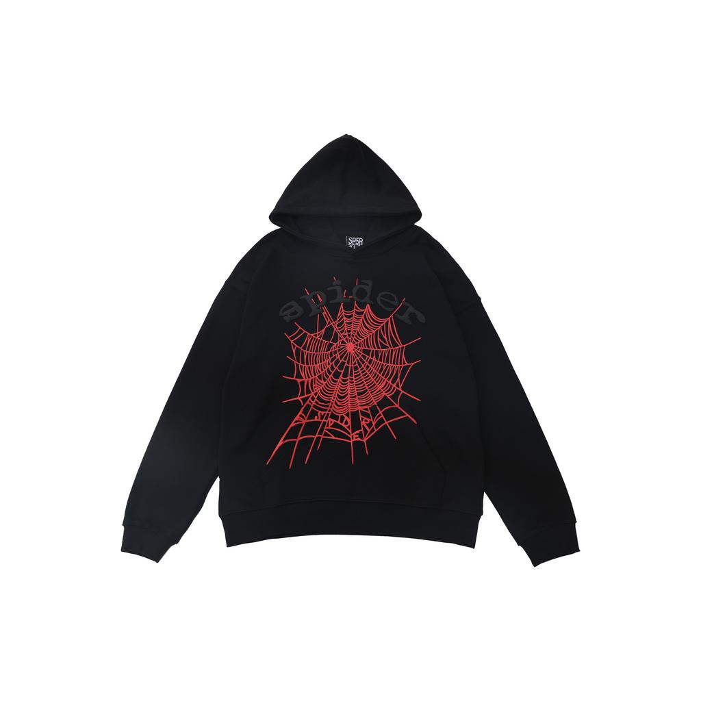Wholesale Spder555 heavy fleece hoodie European and American trendy brand sweater men and women couples winter