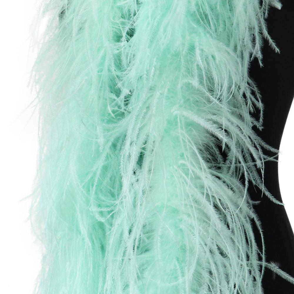 DIY 0,5 Metri Grosime Boa din Pene de Struț 2-20 Straturi Panglică Cusut Rochie Eșarfă Șal DIY Carnaval Petrecere de Nuntă Îmbrăcăminte Fustă cu Pene Decor