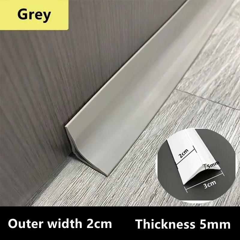 1PC 1m/39.37inch Self-adhesive Wall Corner Skirting Line Molding Ceiling Internal Strip Edge Trim Strip Home Decorative Supply