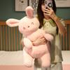 Long Ear Rabbit Peluche Toys Lovely Appease Rabbit Bunny Plushie Pillow Sleeping Cushion Kawaii Gift For Girls