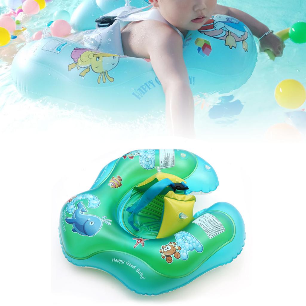 Aufblasbarer Schwimmring für Babys, Schwimmring für den Bauch, für Kinder von 6 bis 36 Monaten, S 61x57cm