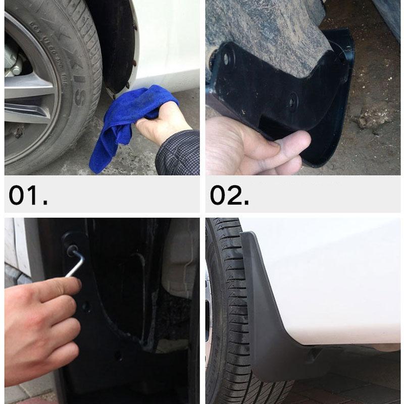 Car Mudguard for Volkswagen VW Touareg    Accessories Front Rear Fender Mud Flaps Guard Splash Flap Protector