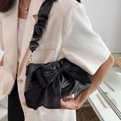 This Year's Popular Small Bag Women's 2025 New Fashion Casual Chain Crossbody Cute Bow Shoulder Armpit Bag