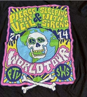 Pierce The Veil Sleeping With Sirens 2014 World Tour T-Shirt