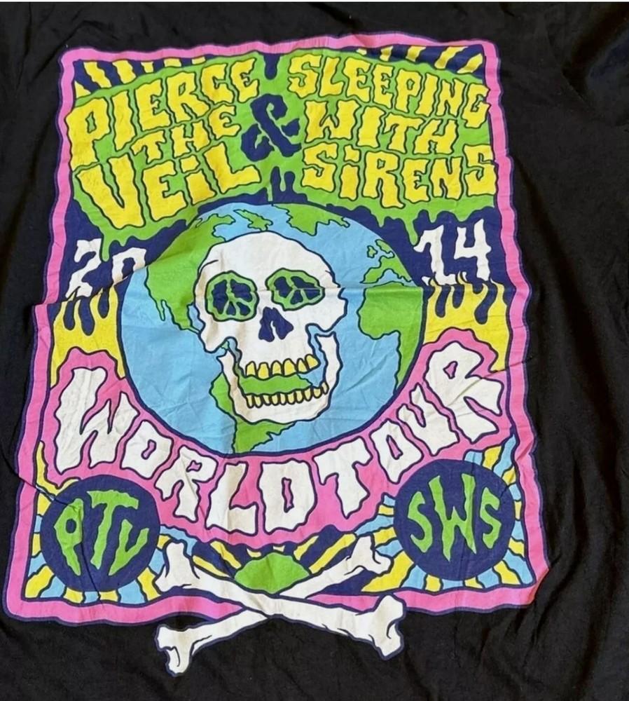 

Футболка мирового турне Pierce The Veil Sleeping With Sirens 2014 4XL