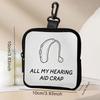 Trendy Mini Coin Purse Water-resistant PVC Earphone Bag Portable Lightweight Wallet Friends Gift