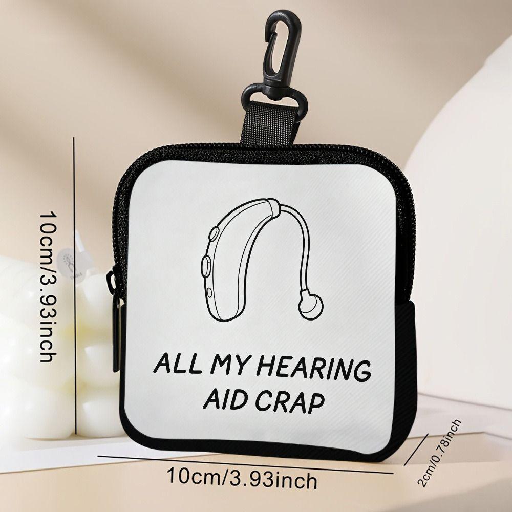 Trendy Mini Coin Purse Water-resistant PVC Earphone Bag Portable Lightweight Wallet Friends Gift
