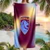 Aston Villa Football Beach Towel Soft Microfiber Summer Towel Quick Dry Absorbent Towel for Beach Swimming Pool Travel