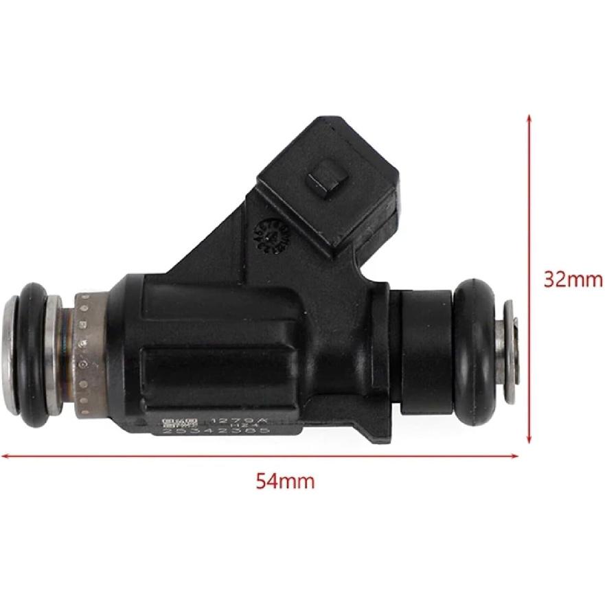 4 Stück Einspritzdüsen Kompatibel für Mercury Marine EFI 4-Takt 30, 40, 50, 60 PS Motoren 25342385 93345842 2002-2010