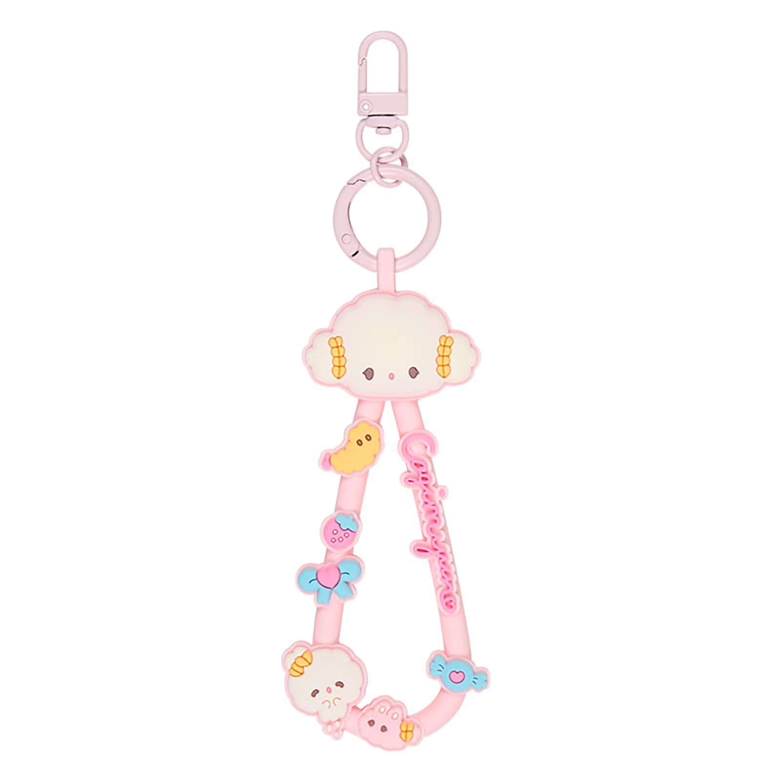 Sanrio Rubber Cord Keychain Grand Prix 1st Cogimyun 828700 (Character Edition)