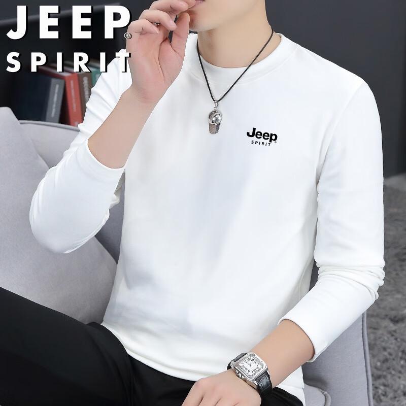 JEEP SPIRIT Men's Fleece Crew Neck Sweatshirt