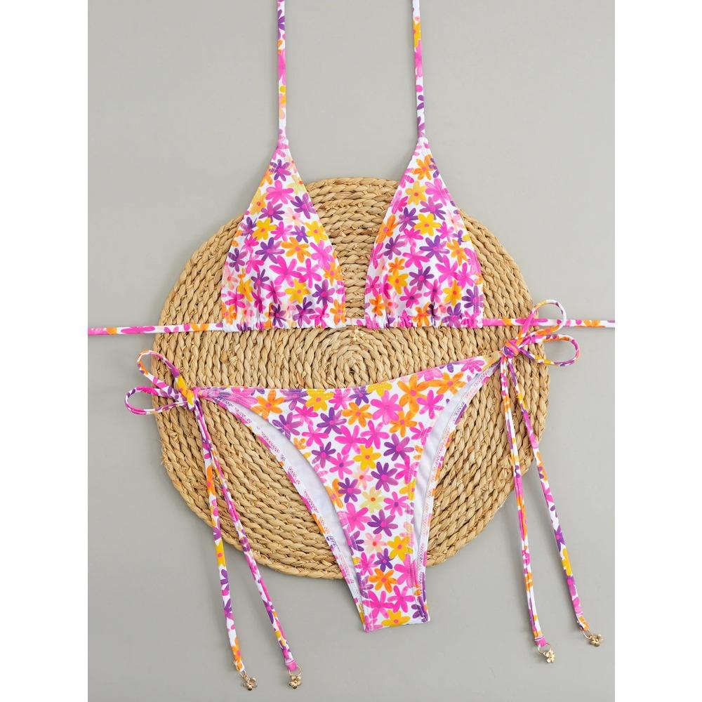 2025 Polka Dot Bikini Set Women Two Piece Swimwear - Flirty Sexy Instagram Beach Vacation Push Up Swimsuit