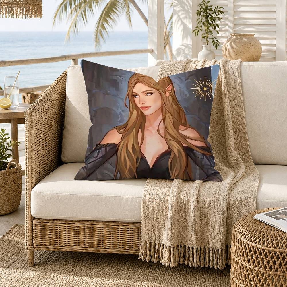 A Acotar A Court of Mist and Fury Pillow Case for Sofa Living Room Home office Decor Protective Cover