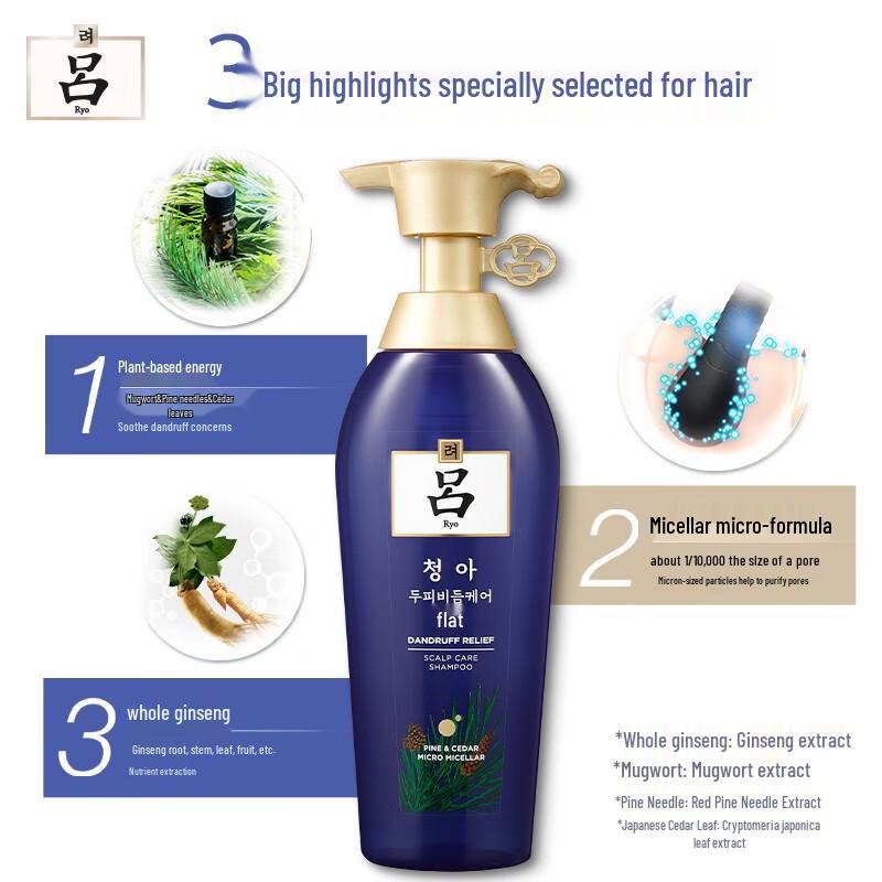 Ryo Men's Anti-Dandruff Oil Control Shampoo