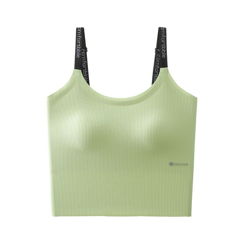 

Экспортировано в Японию Летняя майка из ледяного шелка Бесшовная чашка из латекса Контрастный цвет Красивая спинка Базовое нижнее белье Можно носить как верхнюю одежду Green XXL [60.00 kg-70.00 kg]]