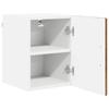 Wall Mounted Cabinet PORTO 2 Pcs Reclaimed Wood Look 30 X 31 X 40 Cm Engineered Wood