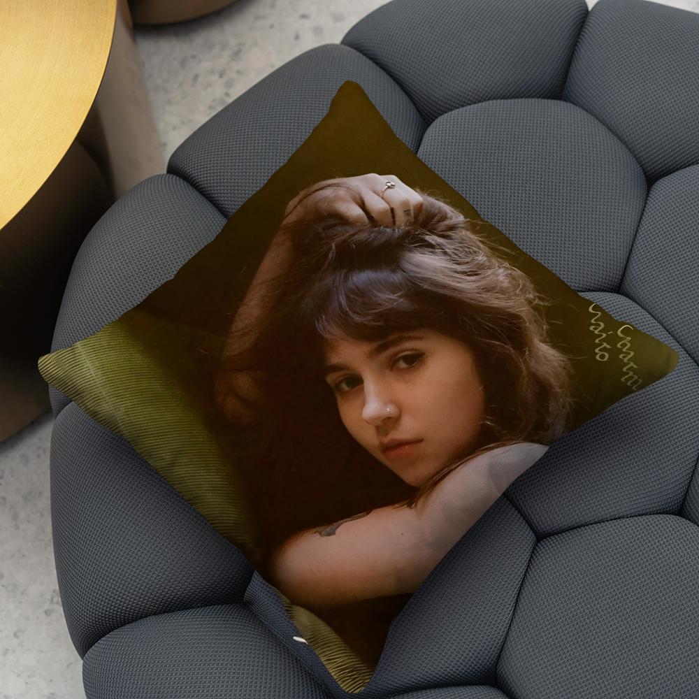 Charm Singer C-Clairo Cushion Cover Pillowcase Ultra Soft Skin Friendly Fabric Cloud Like Comfort & Concealed Zipper