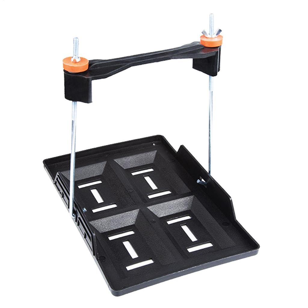 Car Battery Tray Bracket Battery Hold Down Mounting Base Adjustable Clamping Holder For Automotive Truck Trailer