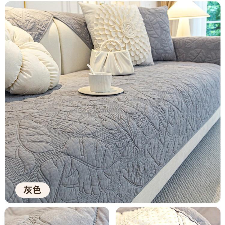 Pure Cotton Sofa Cushion, Cotton Fabric, Universal In All Seasons, Non-Slip Seat Cushion, Light Luxury Sofa Cover, New Cover